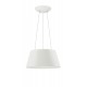 Sandy White Metal White Diffuser Inside LED 33 Watt 230 Volt 1680Lm 3000K IP20 D: 45 H1: 22 H2: 120 cm Adjustable Height 