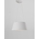 Sandy White Metal White Diffuser Inside LED 33 Watt 230 Volt 1680Lm 3000K IP20 D: 45 H1: 22 H2: 120 cm Adjustable Height 
