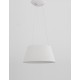 Sandy White Metal White Diffuser Inside LED 33 Watt 230 Volt 1680Lm 3000K IP20 D: 45 H1: 22 H2: 120 cm Adjustable Height 