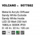Sandy White Metal White Diffuser Inside LED 33 Watt 230 Volt 1680Lm 3000K IP20 D: 45 H1: 22 H2: 120 cm Adjustable Height 