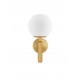 Brass Gold Metal Opal Glass LED E27 1x12 Watt 230 Volt IP20 Bulb Excluded D: 15 W: 18.5 H: 30 cm 