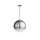 Gradient Smoke Glass Chrome Aluminium LED E27 1x12 Watt 230 Volt IP20 Bulb Excluded D: 30 H1: 33 H2: 120 cm Adjustable height 