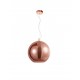 Gradient Copper Glass Chrome Aluminium LED E27 1x12 Watt 230 Volt IP20 Bulb Excluded D: 35 H1: 37 H2: 120 cm Adjustable height 