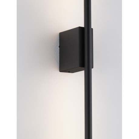 Sandy Black Aluminium LED 15 Watt 230 Volt 372Lm 3000K IP44 L: 1.5 W: 8.3 H: 90 cm 