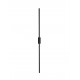 Sandy Black Aluminium LED 15 Watt 230 Volt 372Lm 3000K IP44 L: 1.5 W: 8.3 H: 90 cm 