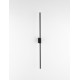 Sandy Black Aluminium LED 15 Watt 230 Volt 372Lm 3000K IP44 L: 1.5 W: 8.3 H: 90 cm 