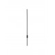 Sandy Black Aluminium LED 20 Watt 230 Volt 677.44Lm 3000K IP20 L: 1.5 W: 8.3 H: 120 cm 