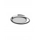 Sandy Black Aluminium & Acrylic LED 22 Watt 230 Volt 1540Lm 3000K IP20 D: 40 H: 5 cm 