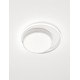 Sandy White Aluminium & Acrylic LED 22 Watt 230 Volt 1540Lm 3000K IP20 D: 40 H: 5 cm 