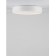 Sandy White Aluminium & Acrylic LED 30 Watt 230V 1800Lm 3000K IP20 D: 48 H: 8 cm 