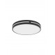 Sandy Black Aluminium & Acrylic LED 30 Watt 230 Volt 1825Lm 3000K IP20 D: 45 H: 6 cm 
