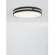 Sandy Black Aluminium & Acrylic LED 30 Watt 230 Volt 1825Lm 3000K IP20 D: 45 H: 6 cm 