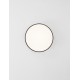 Sandy Black Aluminium & Acrylic LED 30 Watt 230 Volt 1825Lm 3000K IP20 D: 45 H: 6 cm 