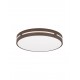 Coffee Brown Aluminium & Acrylic LED 30 Watt 230 Volt 1825Lm 3000K IP20 D: 45 H: 6 cm 