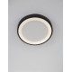 Sandy Black Aluminium & Acrylic LED 30 Watt 230 Volt 1590Lm 3000K IP20 D: 45 H: 5 cm 