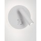 Sandy White Aluminium & Acrylic Switch On/Off LED Cree 9 Watt 230 Volt 780Lm 3000K IP20 D: 14 W: 5.7 H: 14 cm Rotating & Adjust