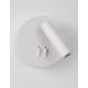 Sandy White Aluminium & Acrylic Switch On/Off LED Cree 9 Watt 230 Volt 780Lm 3000K IP20 D: 14 W: 5.7 H: 14 cm Rotating & Adjust