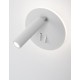 Sandy White Aluminium & Acrylic Switch On/Off LED Cree 9 Watt 230 Volt 780Lm 3000K IP20 D: 14 W: 5.7 H: 14 cm Rotating & Adjust