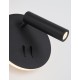 Sandy Black Steel & Aluminium Acrylic Switch On/Off LED Cree 9 Watt 230 Volt 780Lm 3000K IP20 D: 14 W: 5.7 H: 14 cm Rotating & 