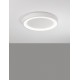 Sandy White Aluminium & Acrylic LED 30 Watt 230 Volt 1590Lm 3000K IP20 D: 45 H: 5 cm 