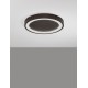 Coffee Brown Aluminium & Acrylic LED 30 Watt 230 Volt 1590Lm 3000K IP20 D: 45 H: 5 cm 