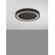 Coffee Brown Aluminium & Acrylic LED 30 Watt 230 Volt 1590Lm 3000K IP20 D: 45 H: 5 cm 