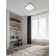Sandy Black Aluminium & Acrylic LED 30 Watt 230 Volt 1800Lm 3000K IP20 L: 48 W: 48 H: 6 cm 