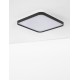 Sandy Black Aluminium & Acrylic LED 30 Watt 230 Volt 1800Lm 3000K IP20 L: 48 W: 48 H: 6 cm 