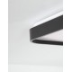 Sandy Black Aluminium & Acrylic LED 30 Watt 230 Volt 1800Lm 3000K IP20 L: 48 W: 48 H: 6 cm 