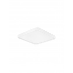 Sandy White Aluminium & Acrylic LED 30 Watt 230 Volt 1800Lm 3000K IP20 L: 48 W: 48 H: 6 cm 
