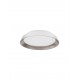 Triac Dimmable Sandy White Outside Coffee Inside Aluminium & Acrylic LED 30 Watt 230 Volt 1665Lm 3000K IP20 D: 45 H: 9.5 cm 