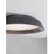 Triac Dimmable Sandy Black Outside Coffee Inside Aluminium & Acrylic LED 30 Watt 230 Volt 1665Lm 3000K IP20 D: 45 H: 9.5 cm 