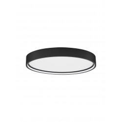 Triac Dimmable Sandy Black Aluminium & Acrylic LED 30 Watt 220-240 Volt 2400Lm 3000K IP20 D: 45 H: 5 cm 