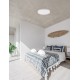 Triac Dimmable Sandy White Aluminium & Acrylic LED 60 Watt 220-240 Volt 4800Lm 3000K IP20 D: 60 H: 5 cm 