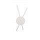 Sandy White Aluminium & Acrylic LED 20 Watt 230 Volt 890Lm 3000K IP20 L: 24.5 W: 5 H: 53 cm 
