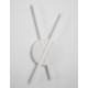Sandy White Aluminium & Acrylic LED 20 Watt 230 Volt 890Lm 3000K IP20 L: 24.5 W: 5 H: 53 cm 