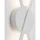 Sandy White Aluminium & Acrylic LED 20 Watt 230 Volt 890Lm 3000K IP20 L: 24.5 W: 5 H: 53 cm 