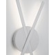 Sandy White Aluminium & Acrylic LED 20 Watt 230 Volt 890Lm 3000K IP20 L: 24.5 W: 5 H: 53 cm 