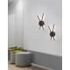 Sandy Black Aluminium & Acrylic LED 20 Watt 230 Volt 890Lm 3000K IP20 L: 24.5 W: 5 H: 53 cm 