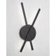 Sandy Black Aluminium & Acrylic LED 20 Watt 230 Volt 890Lm 3000K IP20 L: 24.5 W: 5 H: 53 cm 