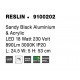 Sandy Black Aluminium & Acrylic LED 20 Watt 230 Volt 890Lm 3000K IP20 L: 24.5 W: 5 H: 53 cm 