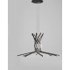 Triac Dimmable Sandy Black Aluminium & Acrylic LED 60 Watt 230 Volt 1847Lm 3000K IP20 D: 80 H: 150 cm Adjustable Height 