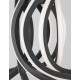 Triac Dimmable Sandy Black Aluminium & Acrylic LED 60 Watt 230 Volt 1847Lm 3000K IP20 D: 80 H: 150 cm Adjustable Height 