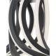 Triac Dimmable Sandy Black Aluminium & Acrylic LED 50 Watt 230 Volt 1450Lm 3000K IP20 D: 50 H: 150 cm Adjustable Height 