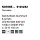 Triac Dimmable Sandy Black Aluminium & Acrylic LED 50 Watt 230 Volt 1450Lm 3000K IP20 D: 50 H: 150 cm Adjustable Height 