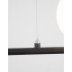 White Frosted Glass Black Metal LED G9 4x5 Watt 230 Volt IP20 Bulb Excluded L: 100 W: 15 H: 120 cm Adjustable height 