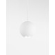 White Aluminium White Fabric Wire LED 4 Watt 230 Volt 290Lm 3000K IP20 D: 5 H: 158 cm Adjustable Height 