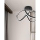 Triac Dimmable Sandy Black Aluminium & Acrylic LED 60 Watt 230 Volt 4746Lm 3000K IP20 D: 52 H: 36 cm 