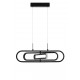 Triac Dimmable Matt Black Aluminium & Acrylic LED 56 Watt 230 Volt 4441Lm 3000K IP20 L: 64 W: 44 H1: 25.8 H2: 120 cm Adjustable