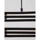 Triac Dimmable Matt Black Aluminium & Acrylic LED 56 Watt 230 Volt 4441Lm 3000K IP20 L: 64 W: 44 H1: 25.8 H2: 120 cm Adjustable